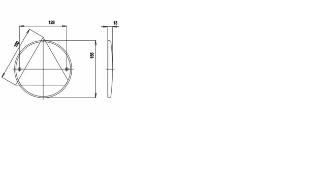 Jokon Refleks Ø155 mm. Snit