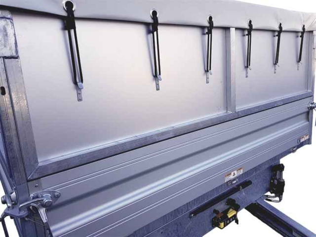 Humbaur HTK 3500.41 Presenning til Netsider, 35 cm Ekstra Alusider og 62 cm lukket løvsider