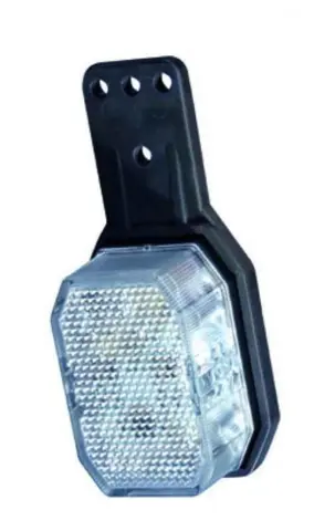 Aspöck Flexipoint LED Rød/hvid venstre 0,5 mtr. ledning