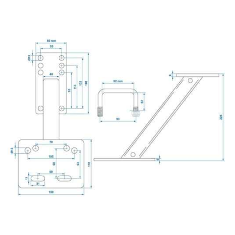 reservehjulsholder tegning