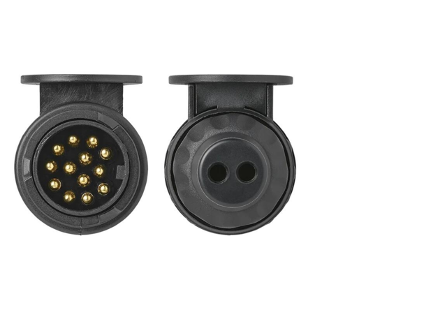 13-polet Jaeger stik med 2 kabeludtag