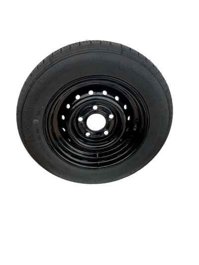 155/70 R12C 104N Trailerhjul. Sort Fælg