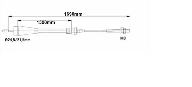 Humbaur WAP Bremsekabel 8601423