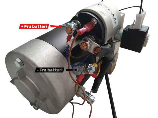 Hydraulikpumpe 12v til Tiptrailer