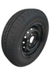 155/70 R12C 104N Trailerhjul. Sort Fælg