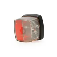 Positionslygte med rød og hvid glas