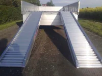 Aluramper 4155 kg. 4000 x 400 x 140 mm.