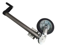 Støttehjul med plasthåndtag og automatisk klapbar 250 kg