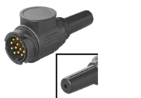 13-polet Jaeger stik med 1 kabeludtag